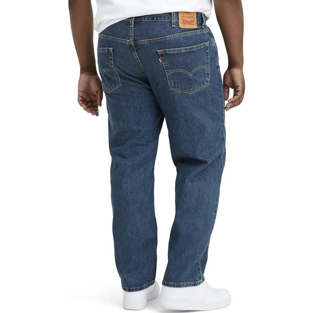 NWT Levi's 550 Relaxed Fit Big & Tall Men's‎ Blue Denim Jeans 100% Cotton 48x30